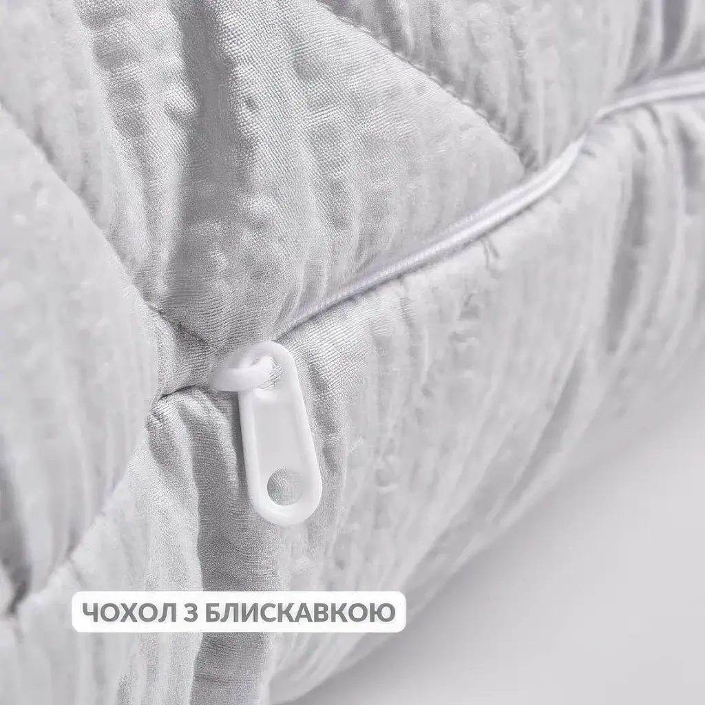 Подушка Ideia Nordic Comfort+ чехол с стежкой антиаллергенное волокно 70х70 см серая (8-34695*002) - фото 6