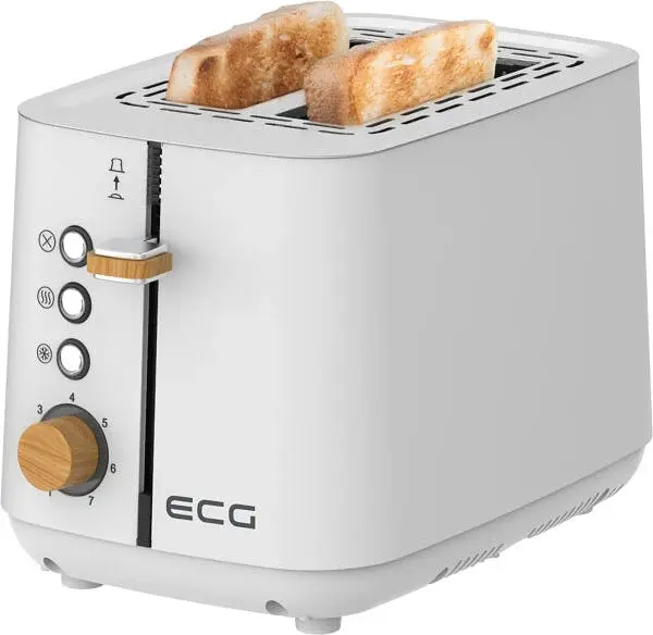 Тостер ECG ST 2768 Timber White - фото 6