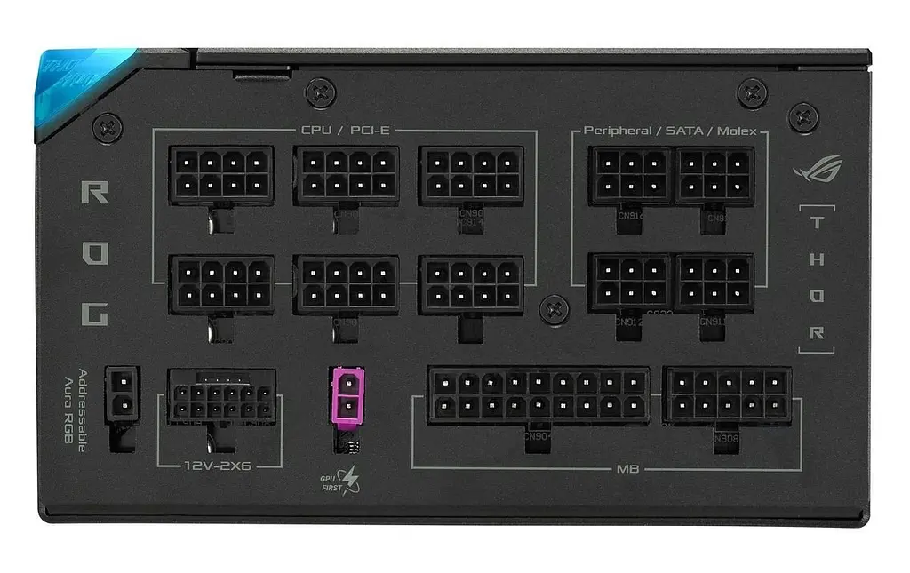 Блок живлення Asus ROG Thor 1200W Platinum III ROG Equalizer (90YE00V7-B0NA00) - фото 4