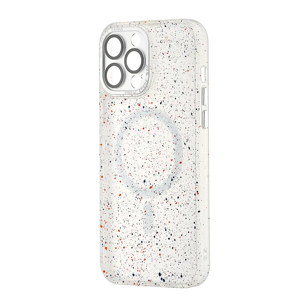 Чохол Splatter with MagSafe Protected Camera iPhone 13 Pro Max White