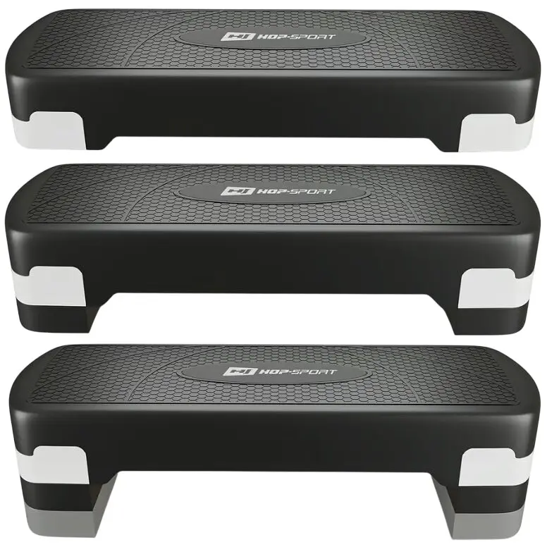 Степ платформа Hop-Sport HS-PP033AS чорно-біла - фото 2