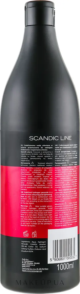 Окислювач для волосся Profis Scandic Line Oxydant Creme 12% 1000 мл - фото 2