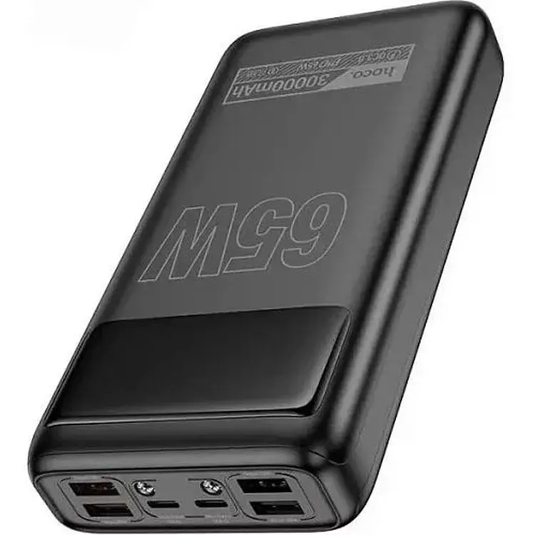 Портативная батарея Hoco DB81 Apollo PD65W 30000 mAh Black - фото 4
