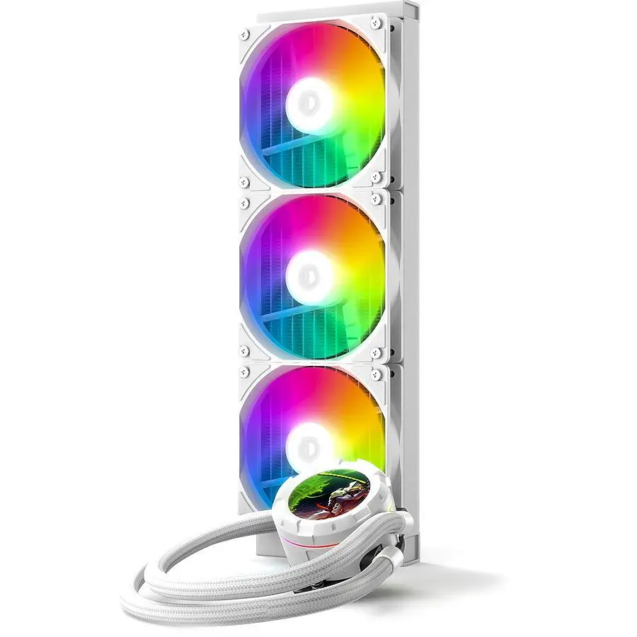 Система водяного охолодження ID-COOLING Space LCD SL360 XE White [148461] - фото 2