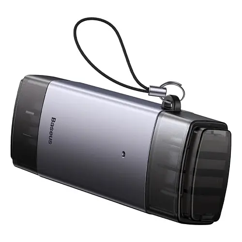 Кардридер USB Lite, Grey, Type-C / USB 3.0 - microSD / SD (WKQX060113) Baseus teh0028488 - фото 5