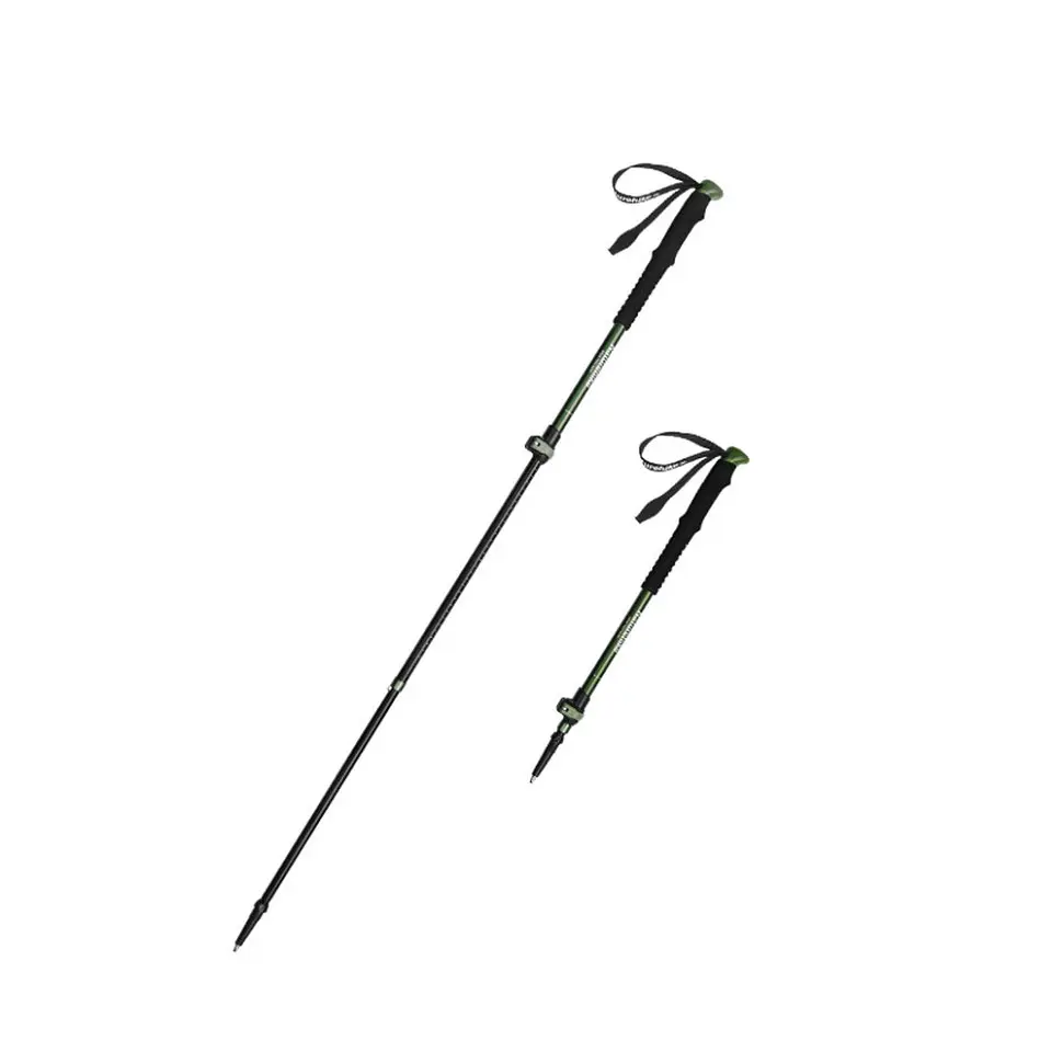 Трекінгова палиця телескопічна Naturehike (CNK2550DS010) 120см - алюміній - зелена - фото 2