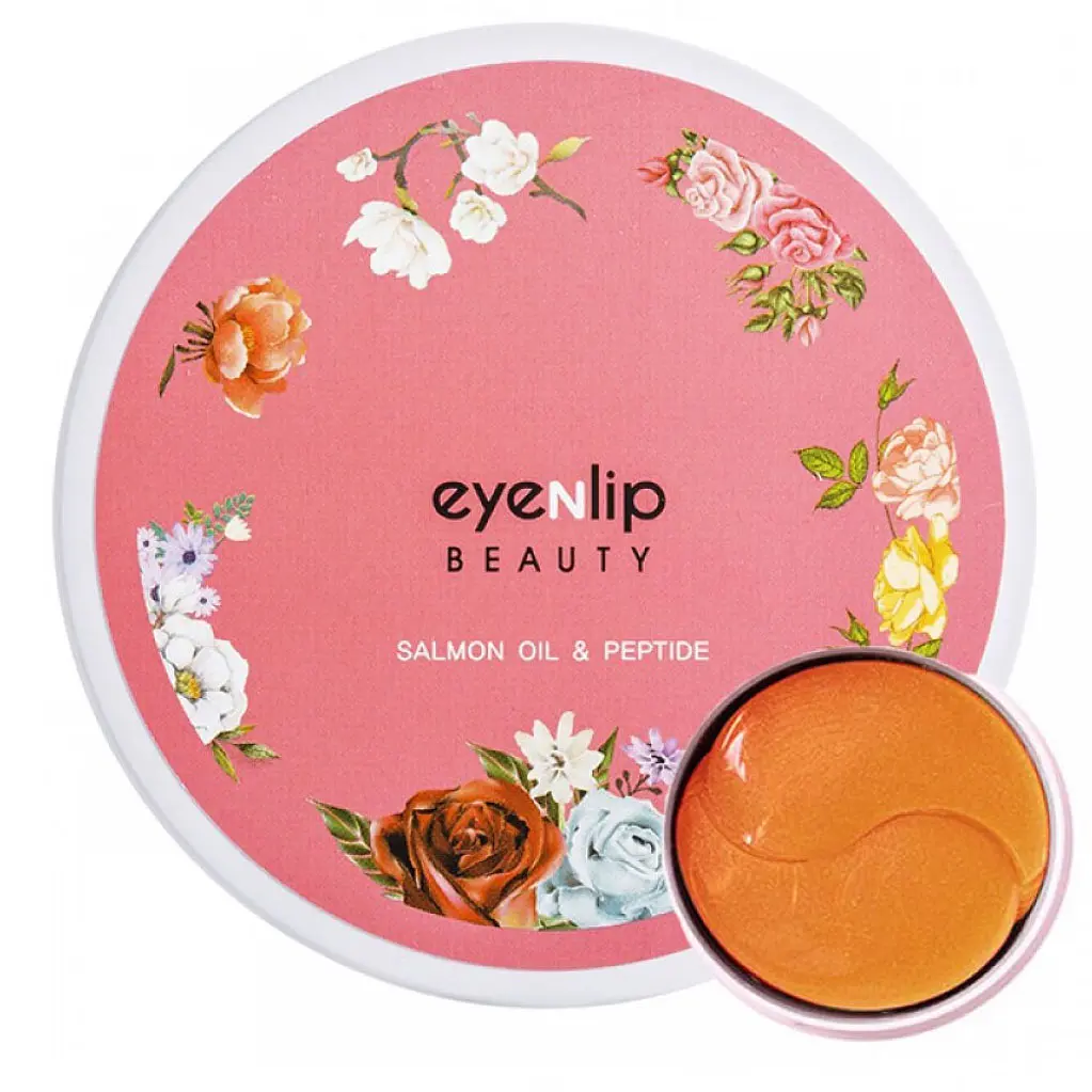 Патчі для зони під очима Eyenlip Salmon Oil & Peptide з пептидами та екстрактом лосося 60 шт. - фото 4