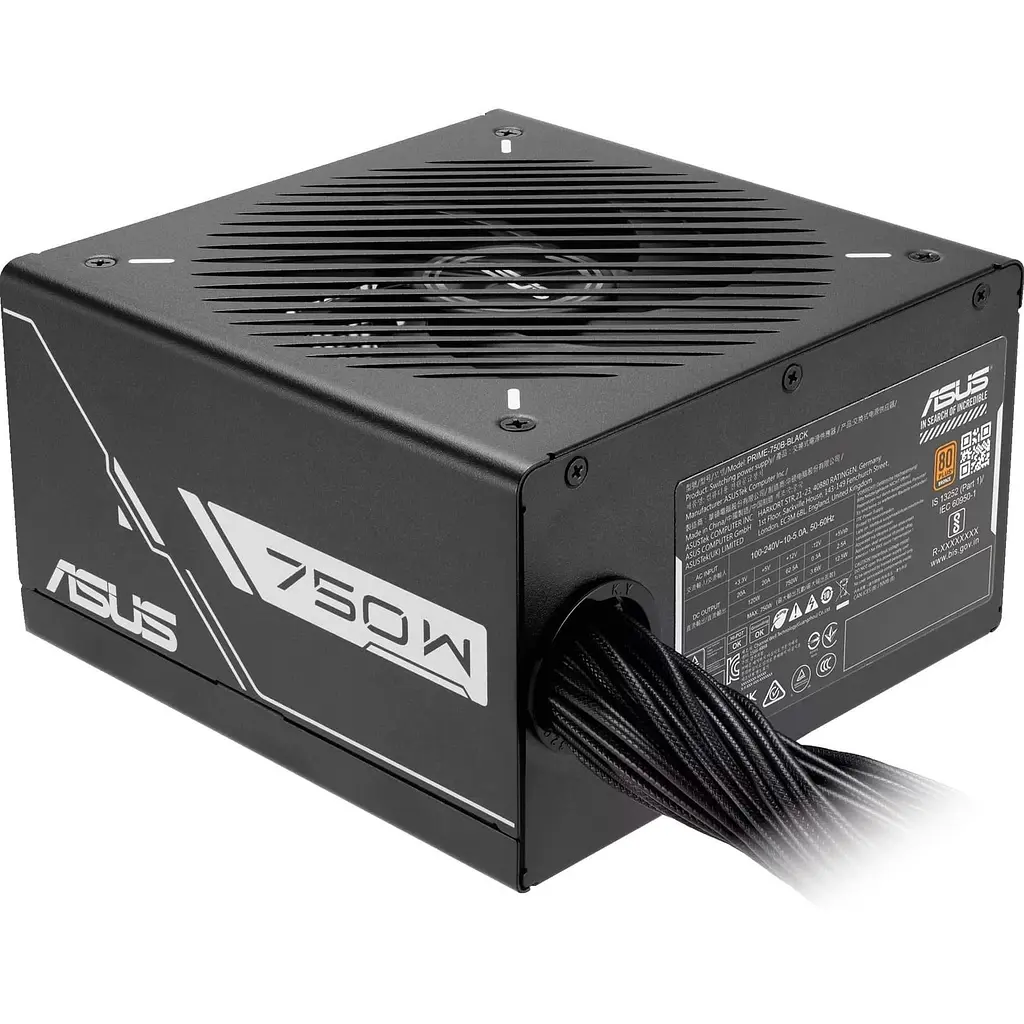 Блок живлення ASUS PRIME 750B 750W 80+ Bronze (90YE00Y0-B0NA00) Black - фото 3