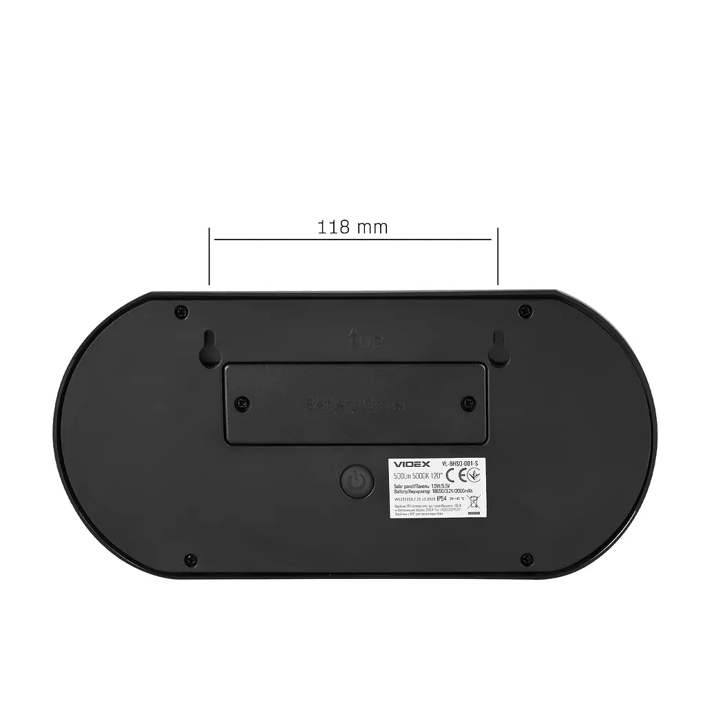 LED світильник автономний настінний Videx VL-BHSO-001-S 5W 500Lm 5000K IP54 (27951-000) - фото 8
