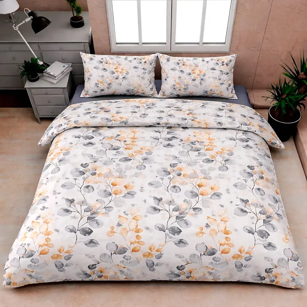 Комплект постільної білизни LoveYouHome Євро 200х215 Бязь Gold Мелодія Мультиколір (7385) - фото 5