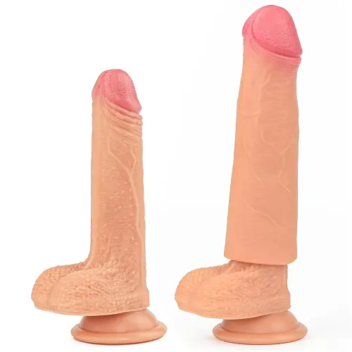 Еластична подовжуюча насадка на член Lovetoy Revolutionary Silicone Nature Extender, +5 см (тілесний) - фото 5