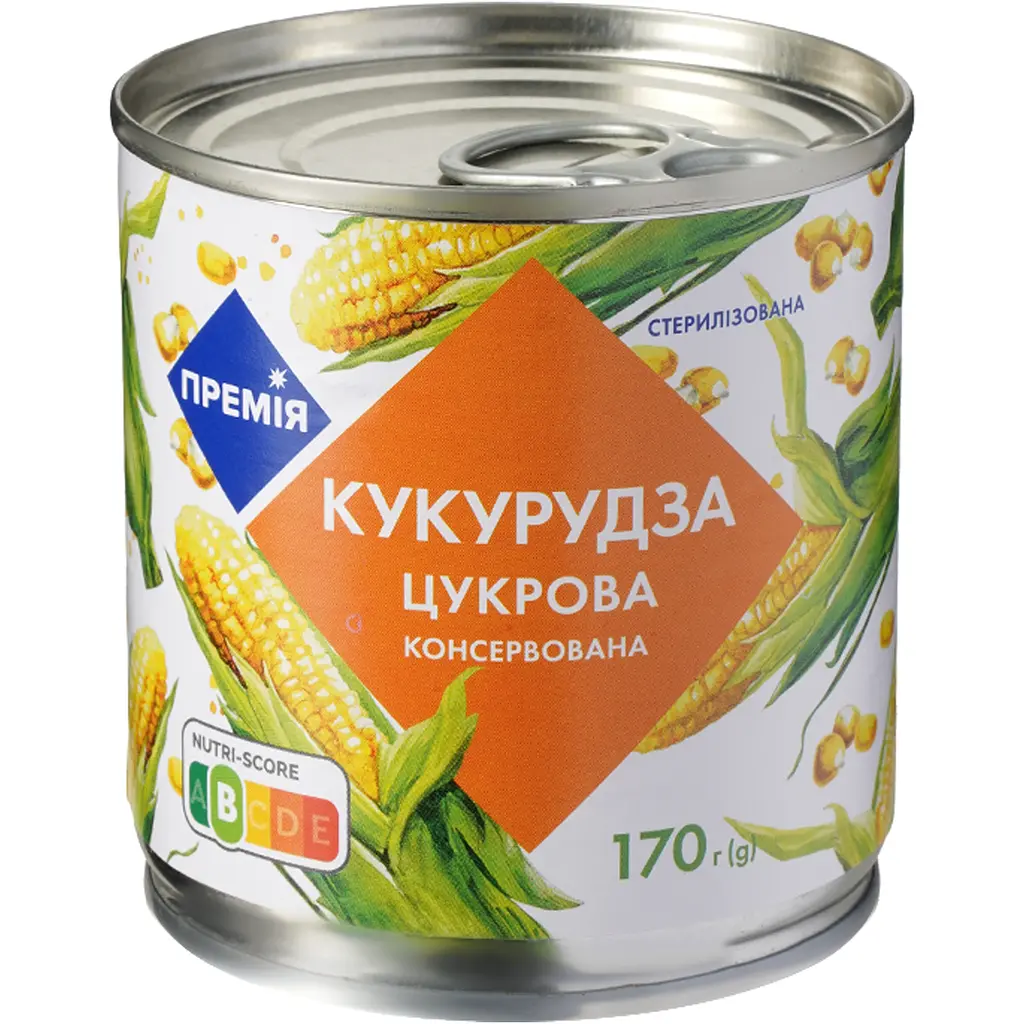 Кукурудза Премія цукрова консервована 170 г - фото 3