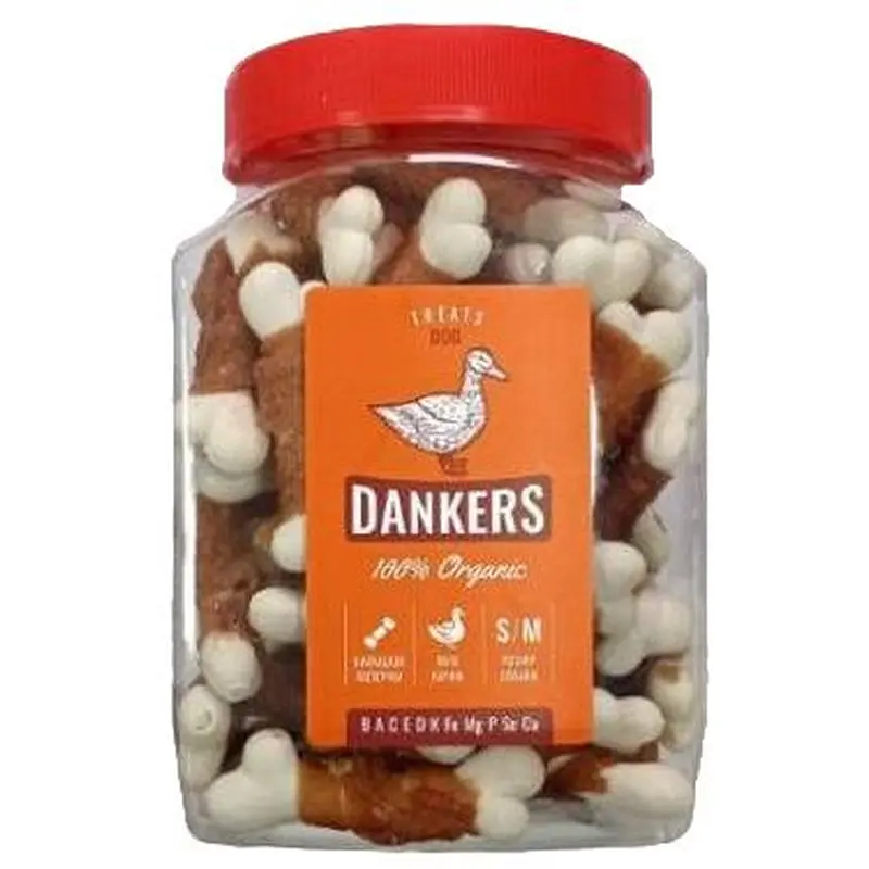 Лакомства для собак Dankers Кальциевые косточки из филе утки по-пекински 500 г - фото 2