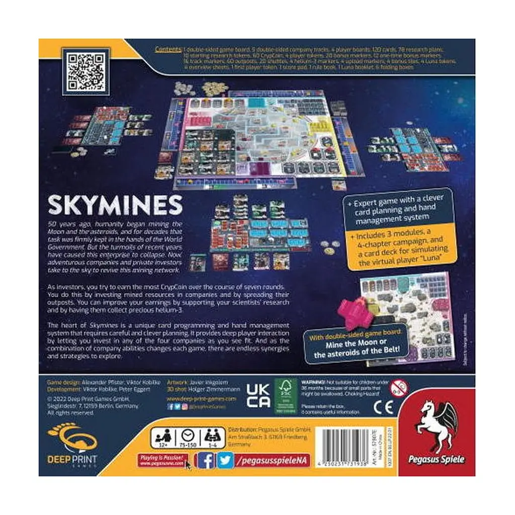 Настільна гра Pegasus Spiele Небесні шахти (Skymines) англійська (PS103) - фото 5