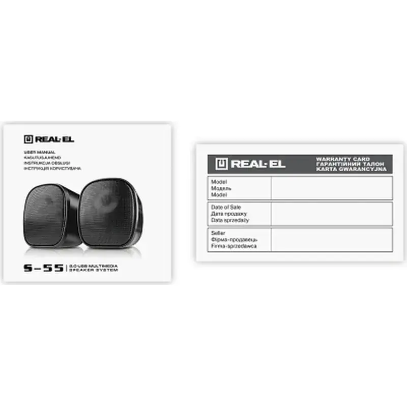 Акустична система REAL-EL S-55 Black (EL121100014) - фото 6