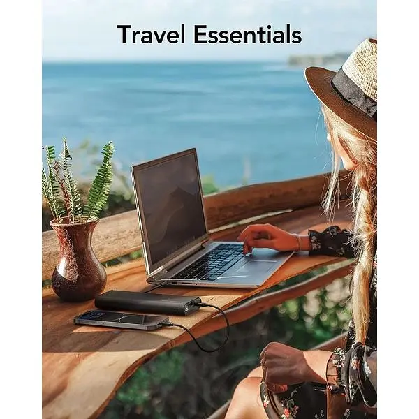 Портативное зарядное устройство Veger 100 Вт с кабелем макс. 130 Вт 25000 мАч ноутбук быстрая зарядка USB C - фото 7