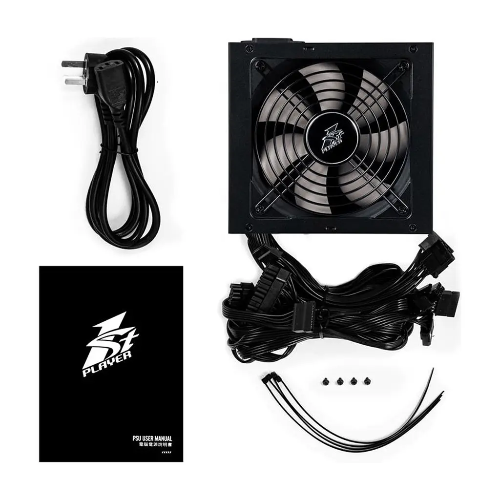Блок живлення 1stPlayer 800W (DKPM-BRZ-800-BK-EU) - фото 7