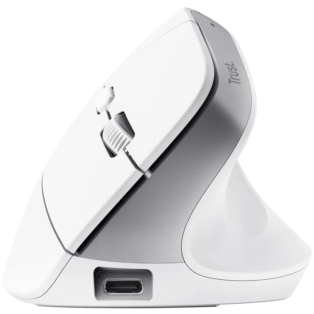Миша Trust Bayo+ Ergonomic White (25399) [139427] - фото 4