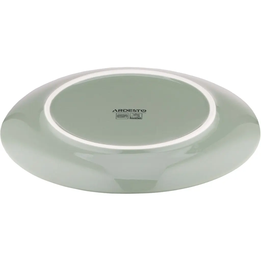 Тарелка десертная Ardesto Capri 19.2 см зеленая (AR0519CG) - фото 4