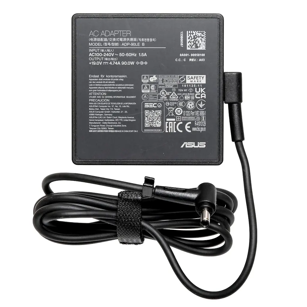 Блок живлення (зарядка) для ноутбука Asus 90W (19V, 4.74A, 4.5x3.0мм) A19-090P2A [NEW Gen] від Asus, 90W, 4.74A, 4.5ммx3.0мм - фото 8