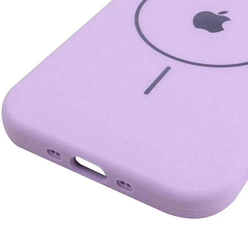 Чехол Epik Silicone Case Full Protective (AA) V2 with MagSafe для Apple iPhone 17 Air (6.5) Сиреневый / Lilac - фото 5