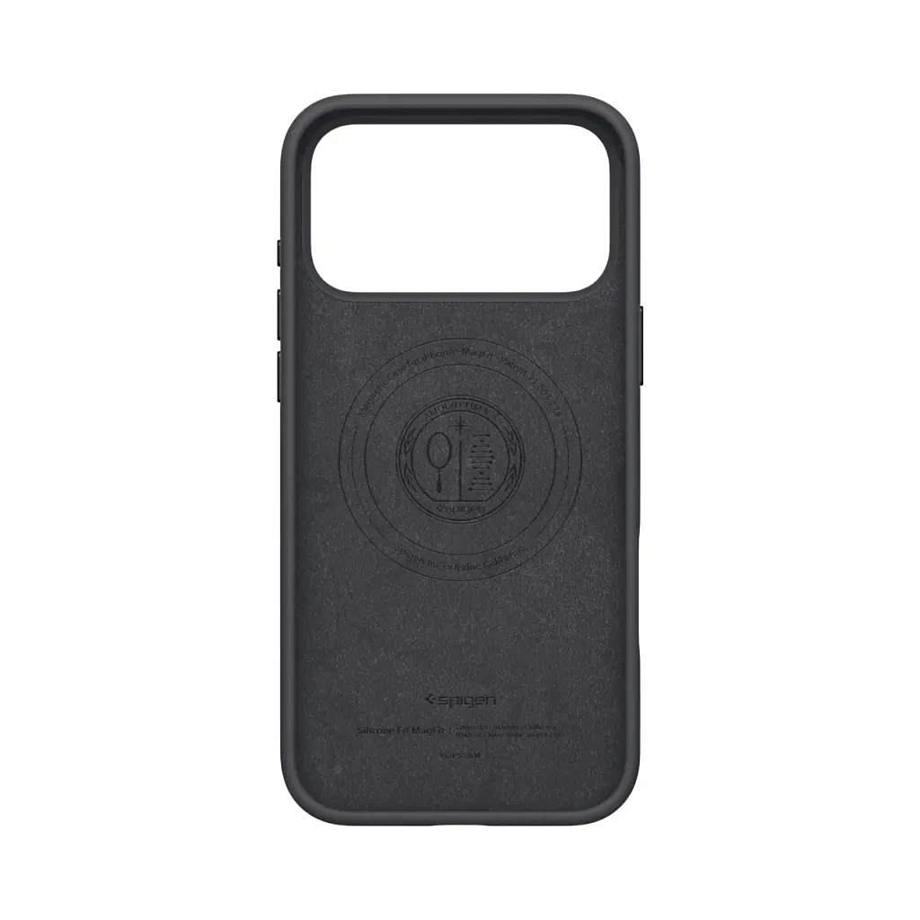 Чохол до мобільного телефона Spigen Silicone Fit MagFit iPhone 17 Pro Max Black (ACS10270) - фото 7
