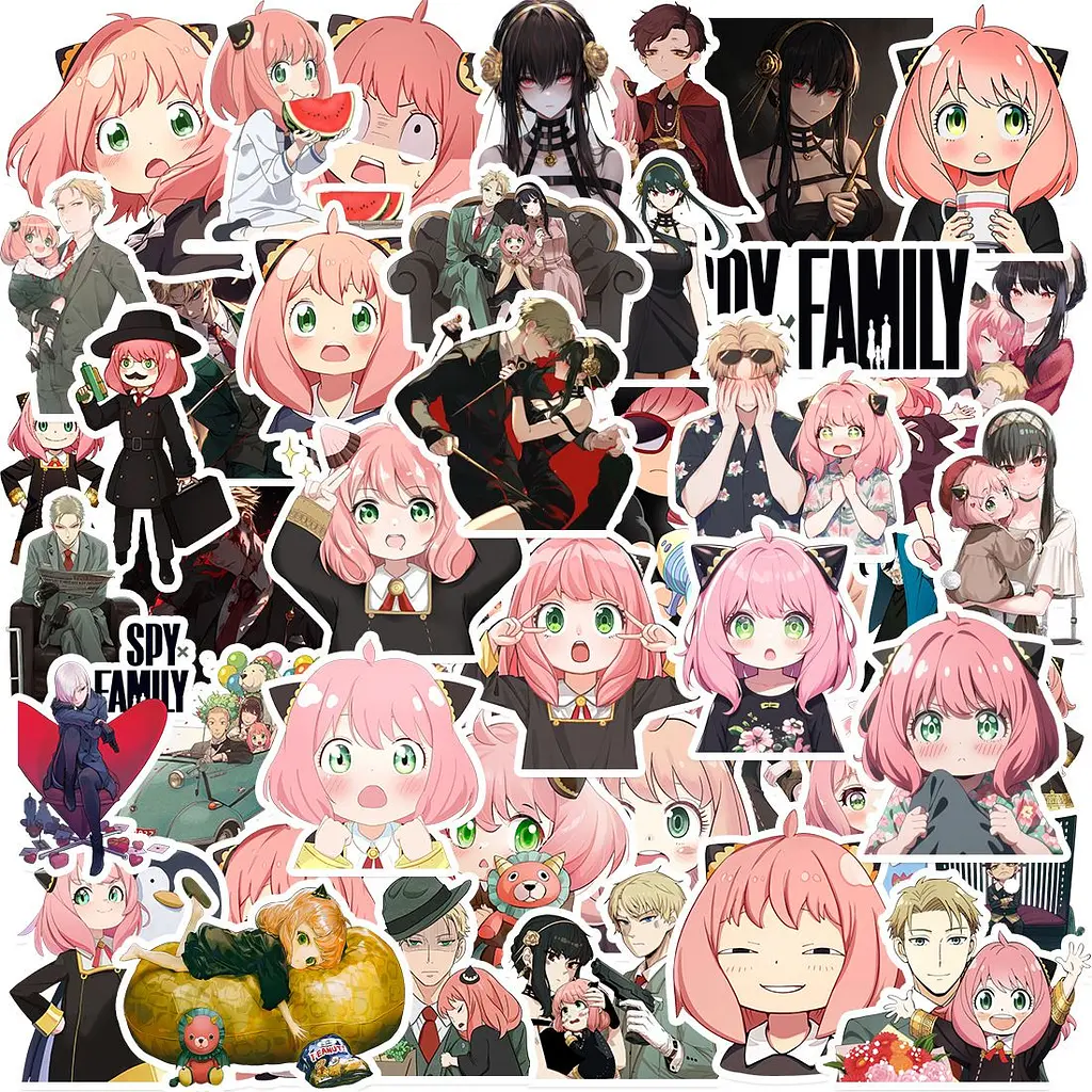 Стикерпак GeekLand Spy х Family 50 штук - фото 2