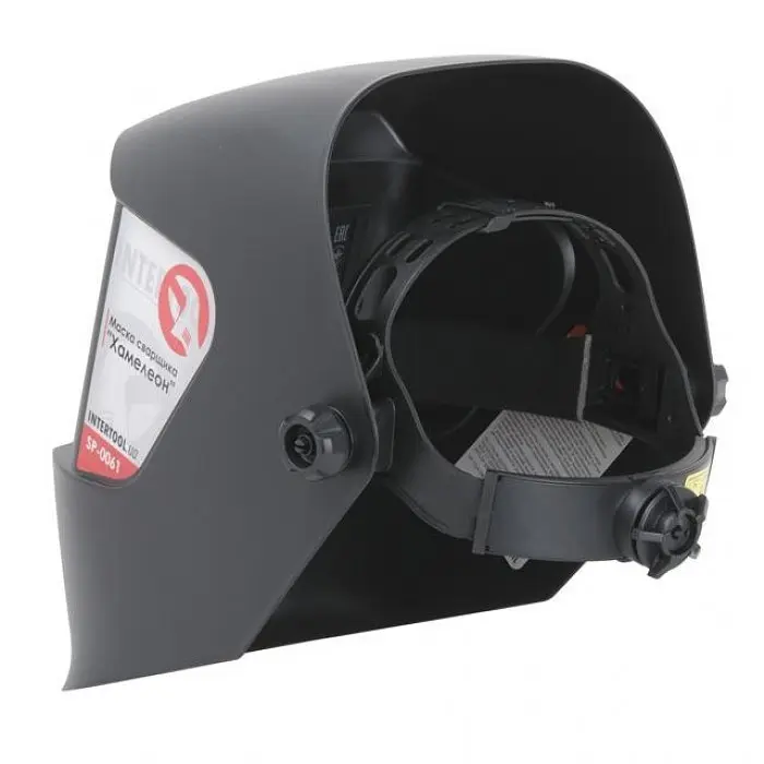 Маска сварщика Хамелеон INTERTOOL SP-0061 защитная маска для сварки - фото 3