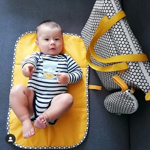 Сумка для мами Canpol babies Lady Mum з кріпленням до коляски чорний з білим (78/503) - фото 5