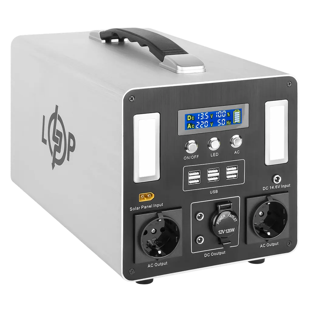 Багатофункціональна портативна зарядна станція LP CHARGER MPPT 1000 Max (1000W, 960Wh) - фото 2