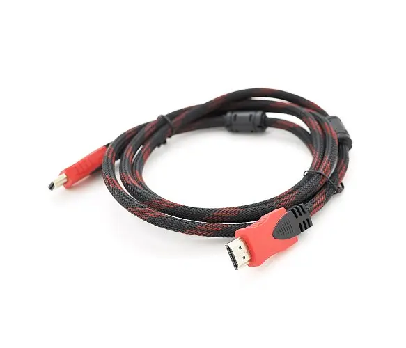 Hdmi кабель GRAND 1.5 м 1.4 с поддержкой 3D-видео черно-красный - фото 2