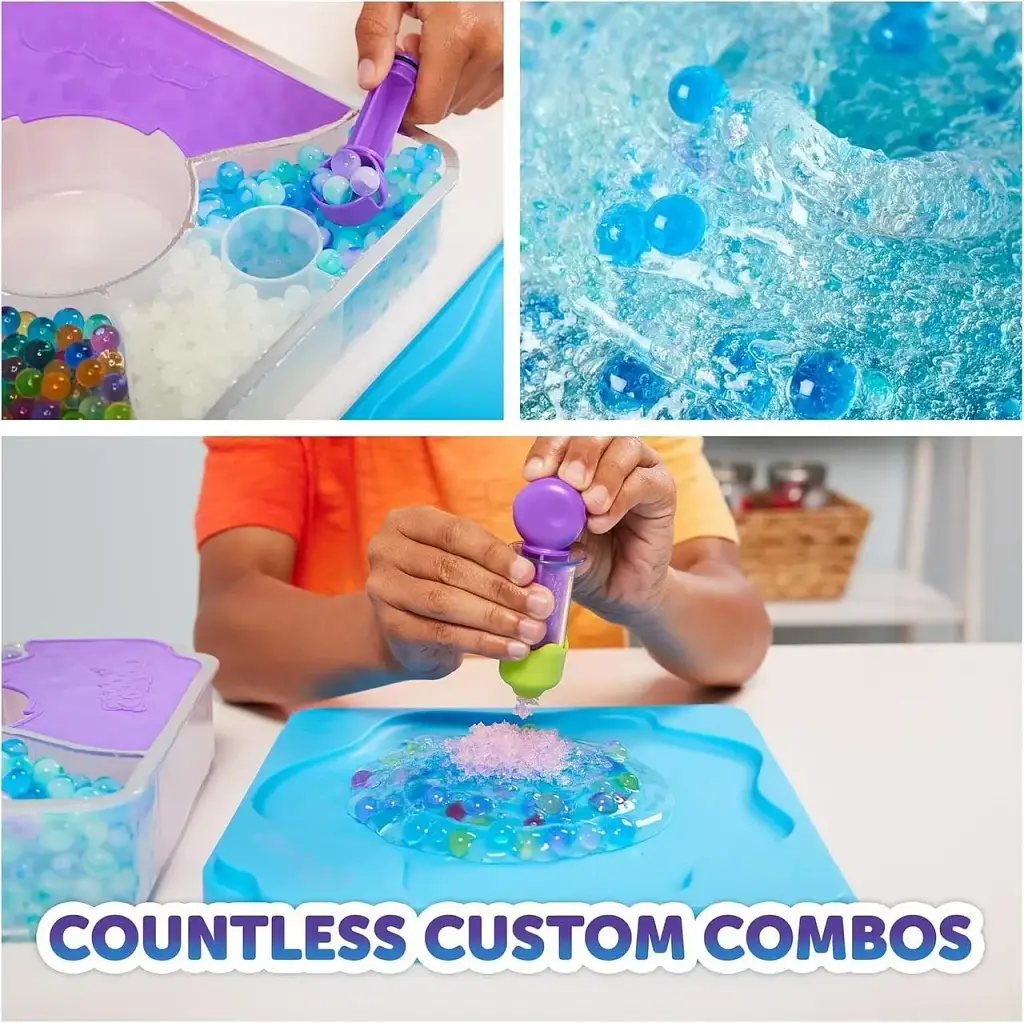 Ігровий набір для створення слаймів Spin Master Orbeez Mixin' Slime Set 2500+ кульок слайм антистрес світяться в темряві (SKU-282) - фото 5
