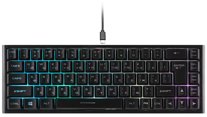 Клавиатура беспроводная 2E GAMING KG360 RGB Black (2E-KG360UBK) - фото 3