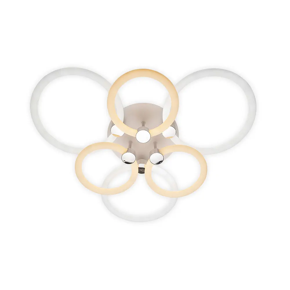 Светодиодная накладная люстра Ardero AL6136ARD FELICITY 115Вт белое серебро - фото 3