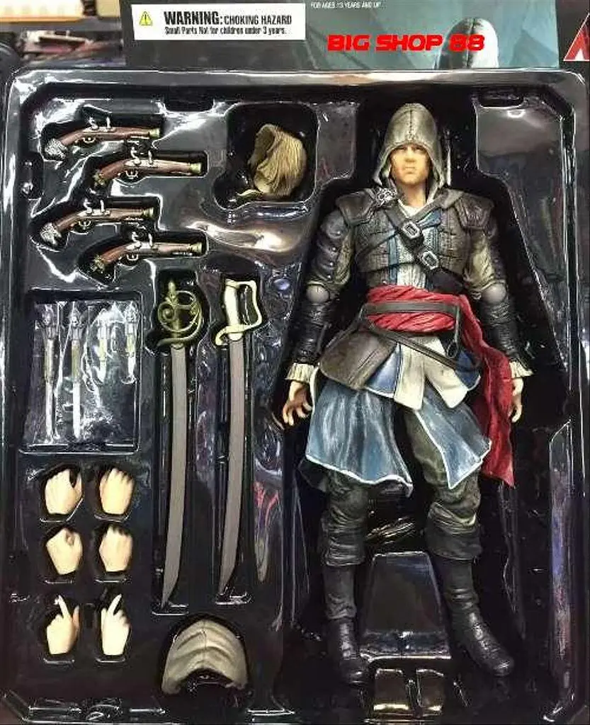 Фигурка коллекционная KAI Эдвард Кенуэй Assassin's Creed IV Black Flag Edward Kenway 27см АС З 60.223 - фото 6