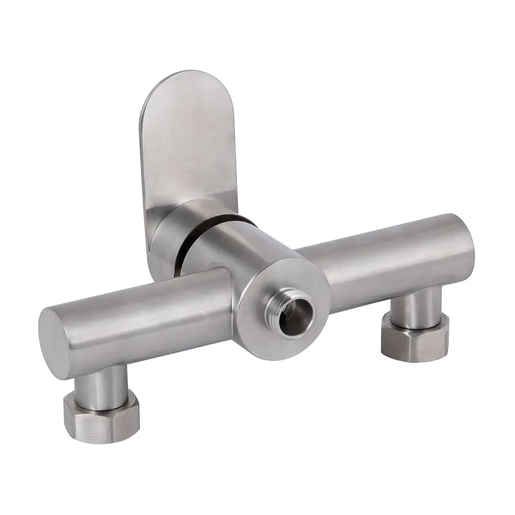Змішувач для душу Lidz Luna 010 (з душовим гарнітуром) (k35) LDLUN010NKS46095 Nickel - фото 5