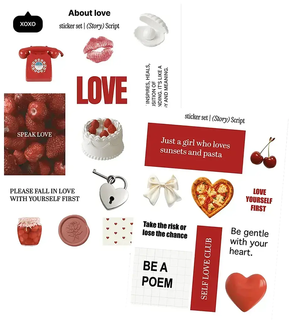 Стікери «About Love»