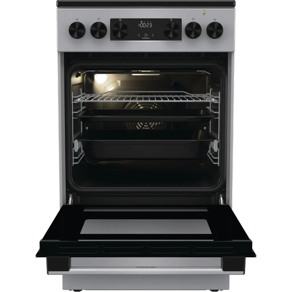 Плита Gorenje GEC5C41SG електрична склокерамічна, 70л, 50x60см, дисплей, прог (GEC5C41SG) - фото 9