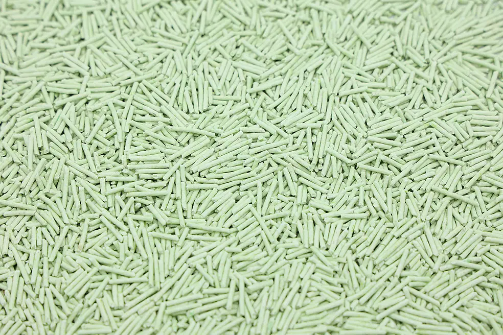 Наповнювач для котячих туалетів UniQ PETS Tofu Green Tea біорозкладний 5 кг - фото 4