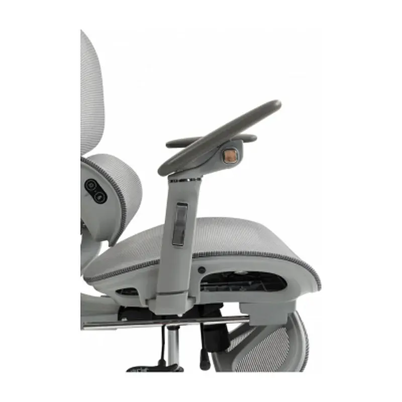 Офісне крісло GT Racer B-816 White/Gray - фото 8