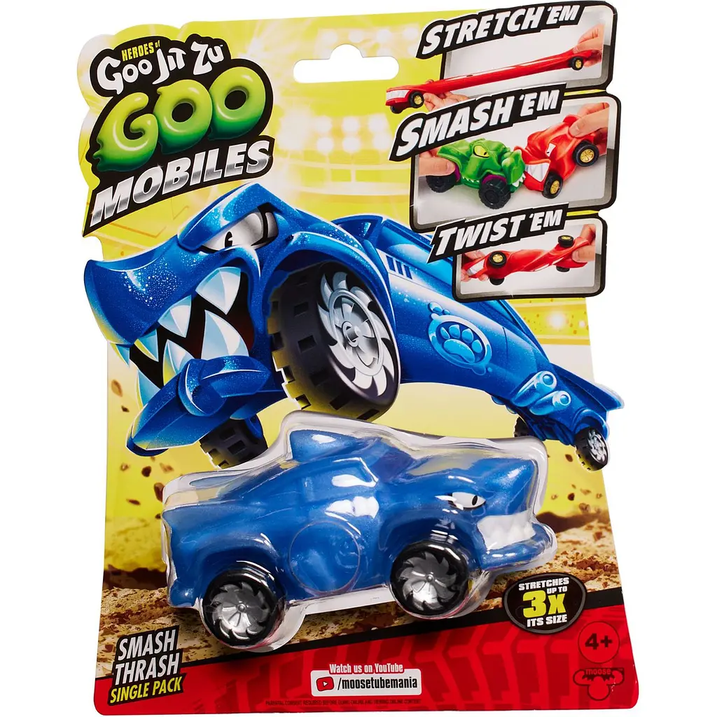 Фігурка що розтягується GooJitZu Heroes of Goo Jit Zu Goo Mobiles Smash Thrash (123654) - фото 3