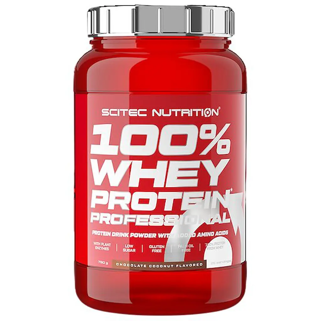 Протеїн Scitec Nutrition 100% Whey Protein Prof Шоколадно-кокосовий 780 г (5999100021716)