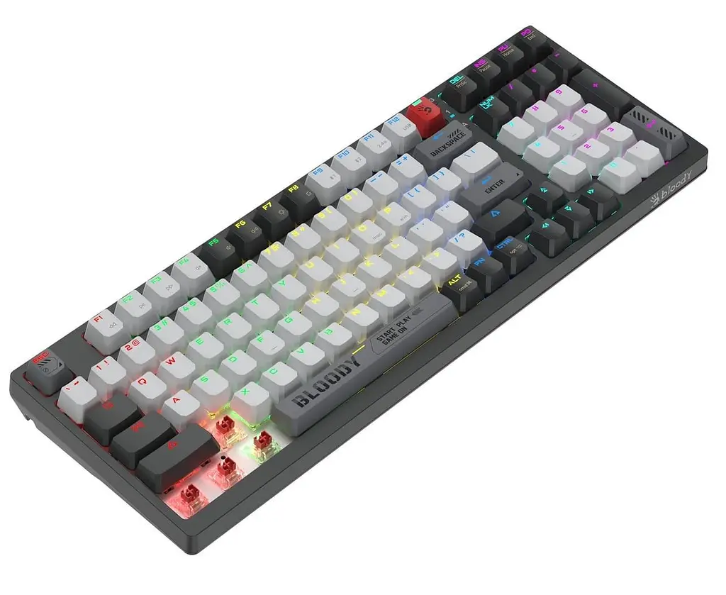 Клавіатура Bloody A4Tech WS98 Grey White (WS98 (Grey)) - фото 15