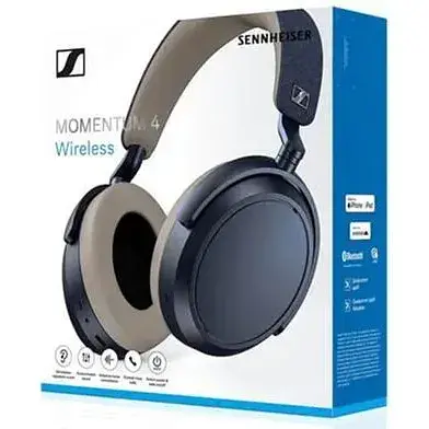 Наушники с микрофоном Sennheiser MOMENTUM 4 Wireless Denim (700386) - фото 8