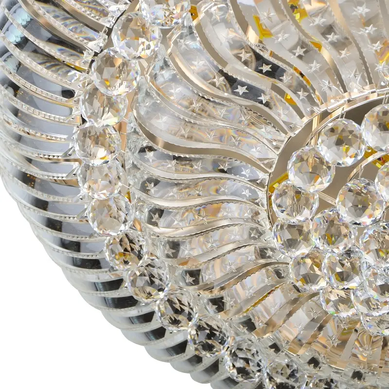Люстра Brille торт стельова з підсвічуванням LED E14 40W Glass (BCL-603C/9) - фото 2