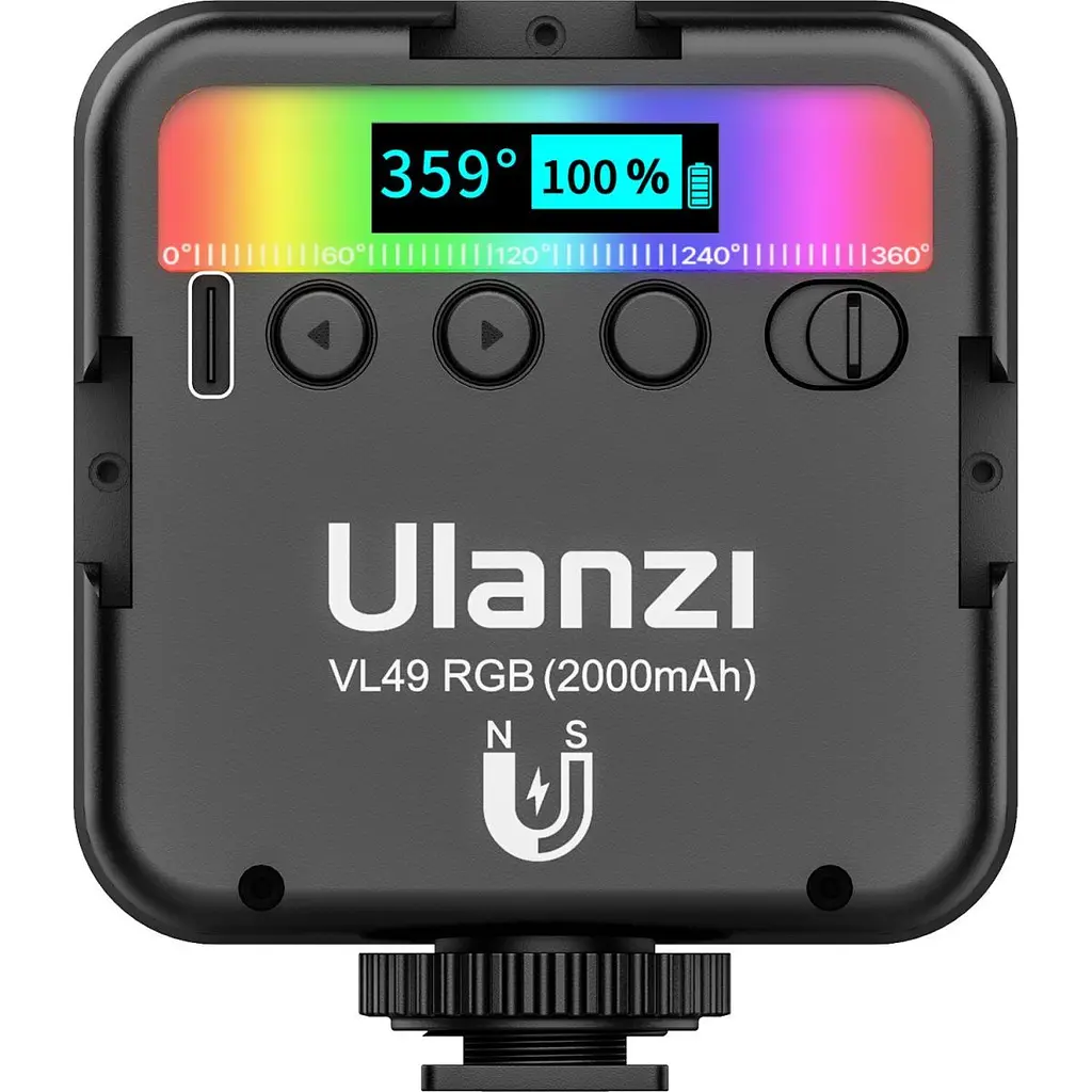 Накамерне світло Ulanzi VL49 RGB Black [75195] - фото 4