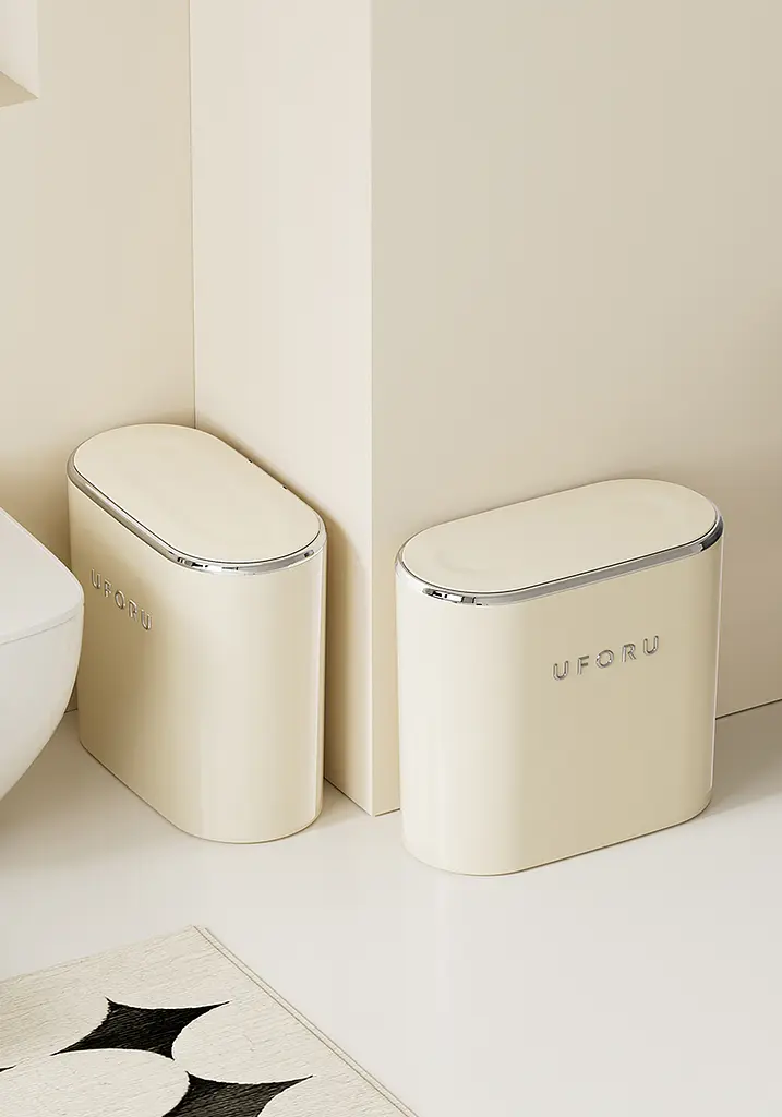 Відро для сміття Uforu DB2392 Кремовий - фото 4