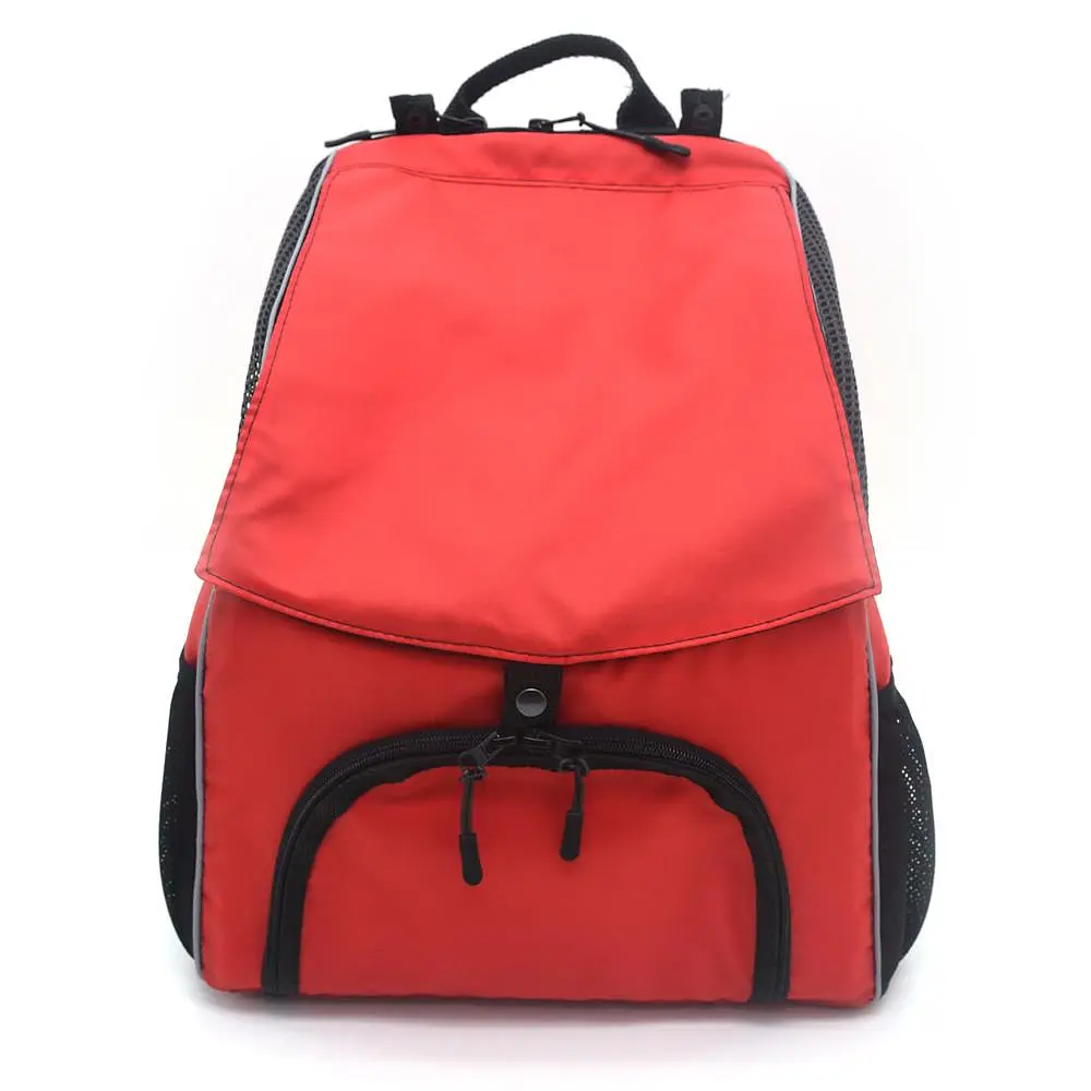 Рюкзак для переноски кошек и собак Zoo-hunt Турист №0 16 х 26 х 30 см красный - фото 4