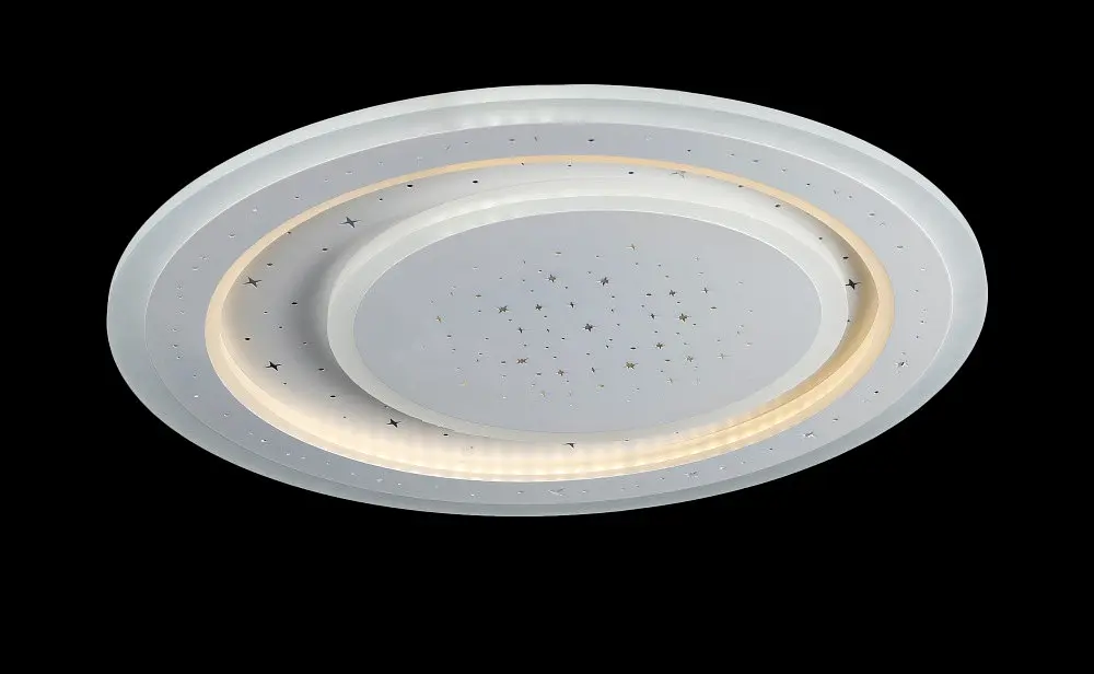 Люстра стельова LED Splendid Ray LK39347/480/2, 2 лампи, білий, 48 см, регулювання яскравості, сучасний стиль - фото 3