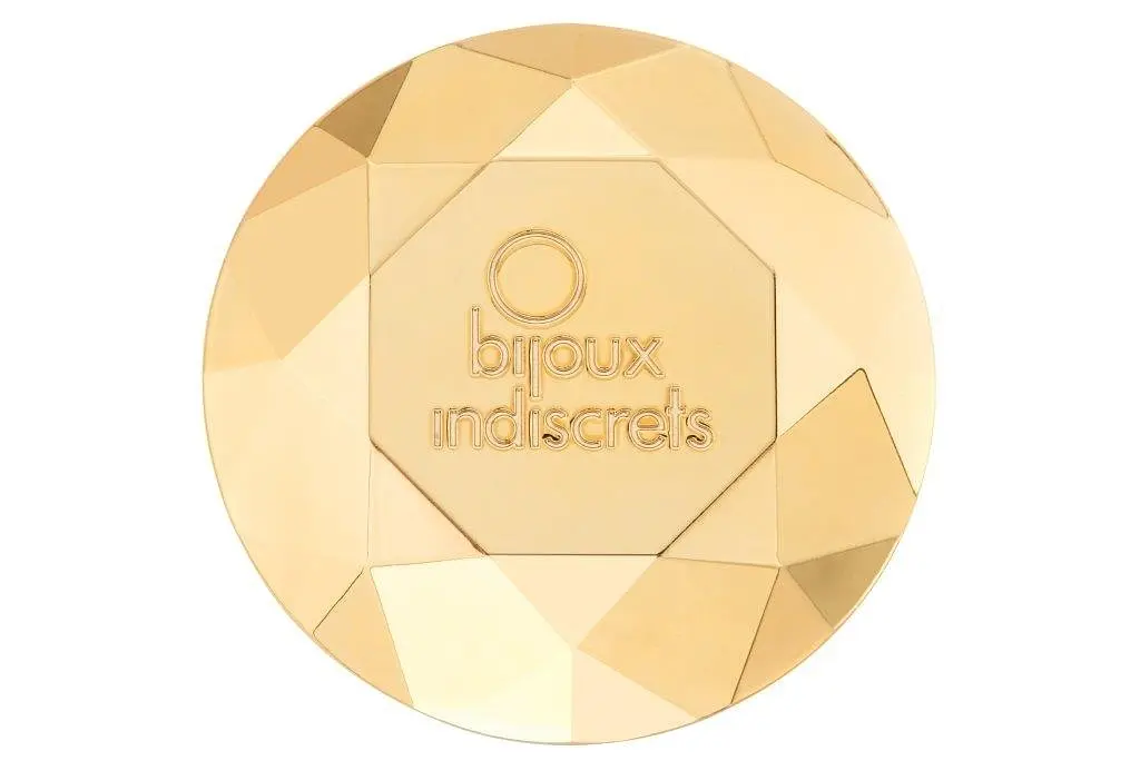 Вібратор для клітора Bijoux Indiscrets Diamond Twenty One золотий - фото 2
